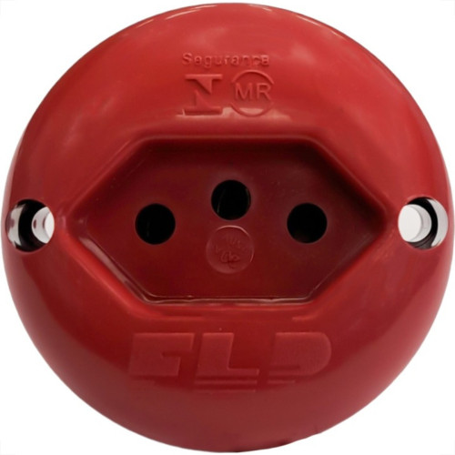 Tomada Externa Flp 2P+T. 20A Vermelha - Kit C/10 Pecas Tomada Externa Flp 2P+T. 20A Vermelha - Kit C/10 Pecas