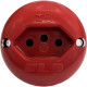 Tomada Externa Flp 2P+T. 20A Vermelha - Kit C/10 Pecas Tomada Externa Flp 2P+T. 20A Vermelha - Kit C/10 Pecas