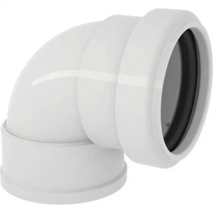 Joelho Esgoto Tigre 90º X 40Mm Com Anel - Kit C/10 Pecas