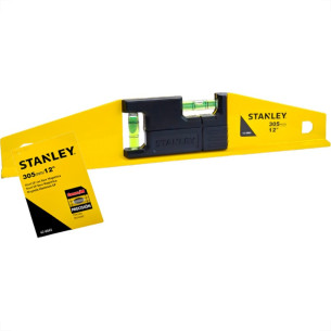 Nivel Aluminio Stanley 12'' Com Base Magnetica - 42-886S