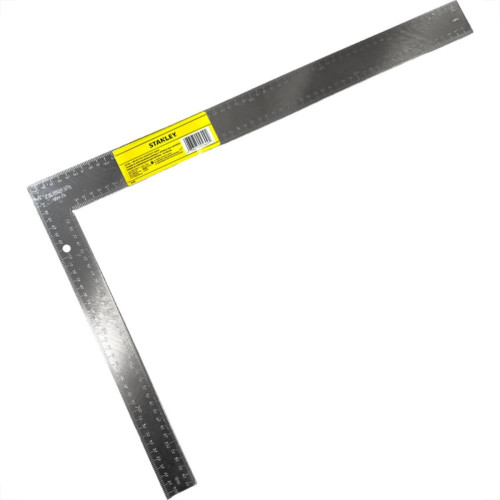 Esquadro Stanley Aco Inox 400Mm X 600Mm Profissional - 45-600 Esquadro Stanley Aco Inox 400Mm X 600Mm Profissional - 45-600