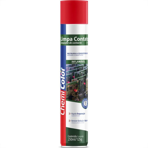 Limpa Contato Chemicolor Inflamavel 250Ml Limpa Contato Chemicolor Inflamavel 250Ml