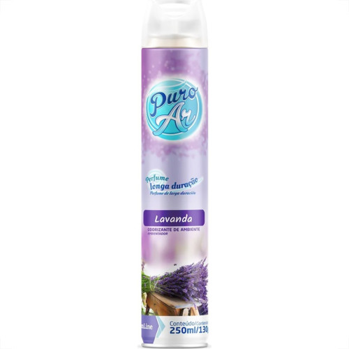 Odorizador De Ambiente Spray Domline Puro Ar Lavanda 250Ml Odorizador De Ambiente Spray Domline Puro Ar Lavanda 250Ml