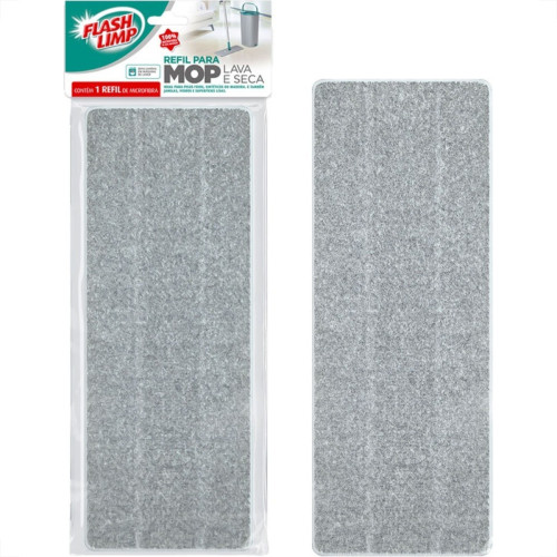 Refil Para Mop Flash Limp Lava E Seca Pano De Microfibra - Rmop7740 Refil Para Mop Flash Limp Lava E Seca Pano De Microfibra - Rmop7740
