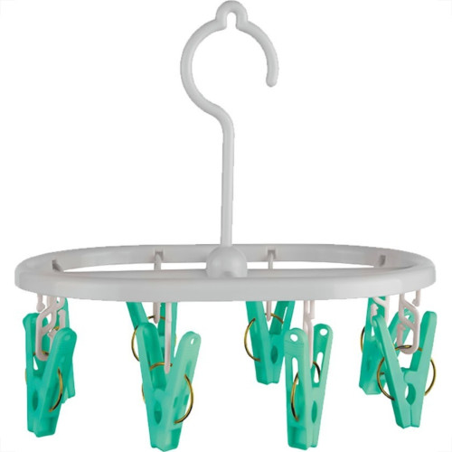 Mini Varal Flash Limp Oval Com 8 Pregadores - Lav9386 Mini Varal Flash Limp Oval Com 8 Pregadores - Lav9386