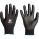 Luva Malha Kalipso Pu Multitato Preta 7 - P - Kit C/12 Pares Luva Malha Kalipso Pu Multitato Preta 7 - P - Kit C/12 Pares