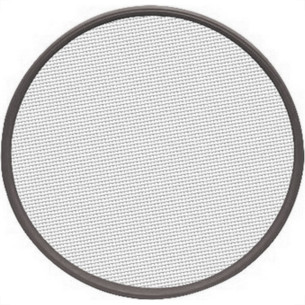Peneira Fuba Aro Plastico Preto 30 - Kit C/12 Pecas