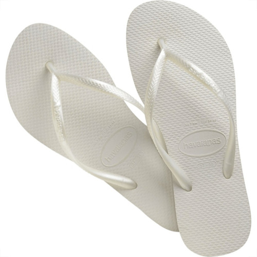 Chinelo Havaianas Slim 39/40 Branco