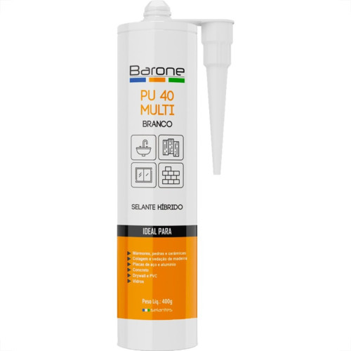 Cola Pu 40 Barone Branca 400G. Cola Pu 40 Barone Branca 400G.
