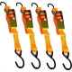 Cinta Para Carga Starfer Com Catraca 1'' X 4,5M Com 4 Pecas - 3055973 Cinta Para Carga Starfer Com Catraca 1'' X 4,5M Com 4 Pecas - 3055973