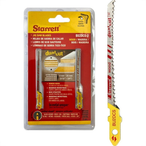 Serra Tico-Tico Lamina Starrett Mdf Bi-Metal Com 2 Pecas Bu2Dcs-2 - 50Mm - Bu2Dsc Serra Tico-Tico Lamina Starrett Mdf Bi-Metal Com 2 Pecas Bu2Dcs-2 - 50Mm - Bu2Dsc