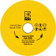 Disco Corte Para Vidro Eda 115 X 15 X 22,23Mm Com Adaptador 20Mm - 0Qb Disco Corte Para Vidro Eda 115 X 15 X 22,23Mm Com Adaptador 20Mm - 0Qb