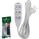 Extensao Intelbras 3 Tomadas 2 Polos + Terra 10A. Branca 5M. - 4830146 Extensao Intelbras 3 Tomadas 2 Polos + Terra 10A. Branca 5M. - 4830146