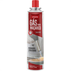 Gas Butano/Propano Etaniz Para Macarico 400Ml/215G Gas Butano/Propano Etaniz Para Macarico 400Ml/215G