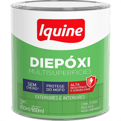 Tinta Epoxi Iquine Diepoxi Base Agua 900Ml Branco Neve Tinta Epoxi Iquine Diepoxi Base Agua 900Ml Branco Neve
