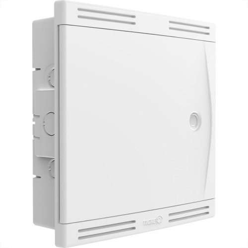 Centrinho Tigre Pvc Embutir 30X30 Vdi (Voz / Dados / Imagem) Branco