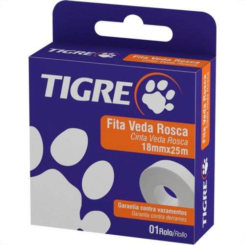 Veda Rosca Tigre 18X25M - Kit C/28 Pecas Veda Rosca Tigre 18X25M - Kit C/28 Pecas