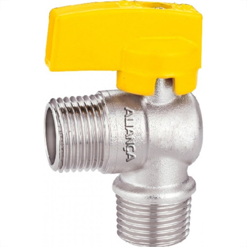 Registro Para Gas Esfera Alianca Angular 1/2'' - 550/9 Registro Para Gas Esfera Alianca Angular 1/2'' - 550/9