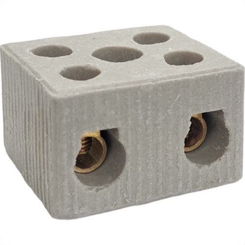 Conector Porcelana Interneed 2 Polos 16Mm - 66118 - Kit C/10 Pecas Conector Porcelana Interneed 2 Polos 16Mm - 66118 - Kit C/10 Pecas