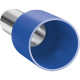 Terminal Tubular Ilhos Isolado Simples Sforplast 16,Mm Comprimento 12Mm - Azul