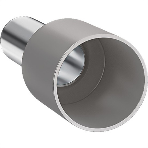 Terminal Tubular Ilhos Isolado Simples Sforplast 0,75Mm Comprimento 8Mm - Cinza Terminal Tubular Ilhos Isolado Simples Sforplast 0,75Mm Comprimento 8Mm - Cinza