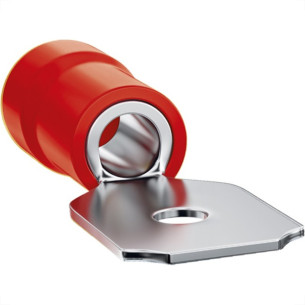 Terminal Macho Pre-Isolado Sforplast 0,5 A 1,5Mm - Vermelho