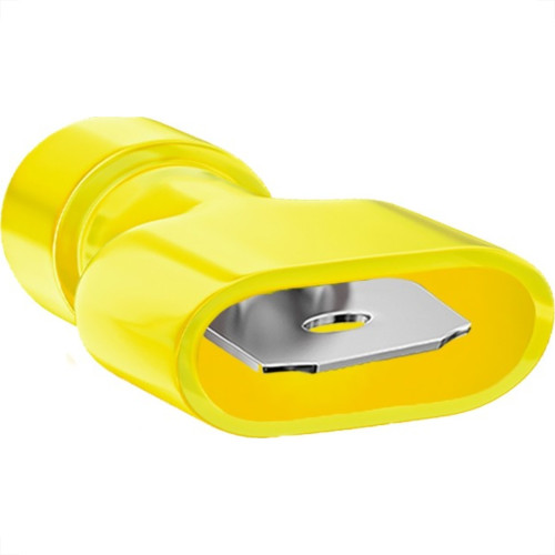 Terminal Macho Totalmente Isolado Nylon Sforplast 4,0 A 6,0Mm - Amarelo