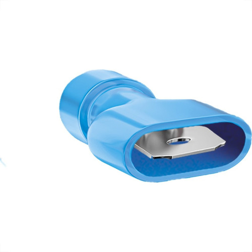 Terminal Macho Totalmente Isolado Nylon Sforplast 1,5 A 2,5Mm - Azul