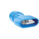 Terminal Macho Totalmente Isolado Nylon Sforplast 1,5 A 2,5Mm - Azul