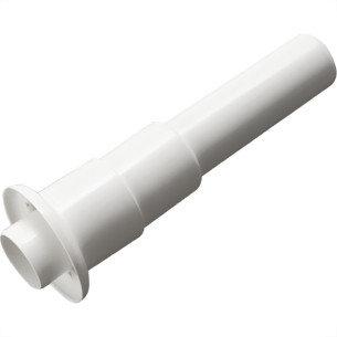 Tubo Ligacao Tigre Abs Branco Ajustavel Sanfonado Com Spud