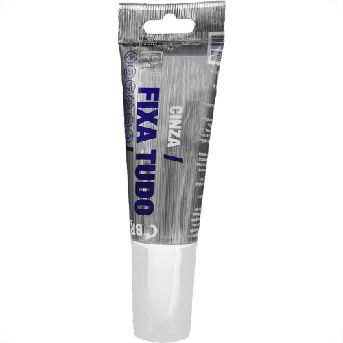 Cola Para Fixacao Fixa Tudo Cibra Cinza 85G. Cola Para Fixacao Fixa Tudo Cibra Cinza 85G.