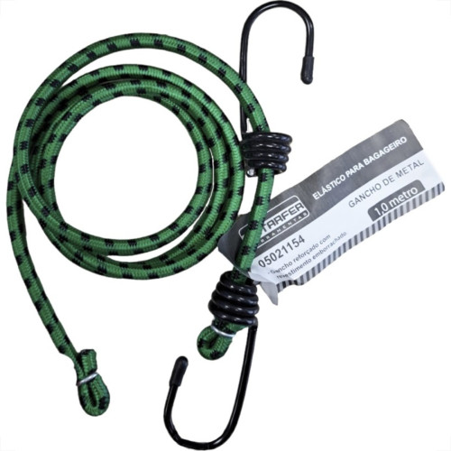 Elastico Para Bagageiro Starfer 1,0M Gancho Metal - 5021154 - Kit C/10 Pecas Elastico Para Bagageiro Starfer 1,0M Gancho Metal - 5021154 - Kit C/10 Pecas