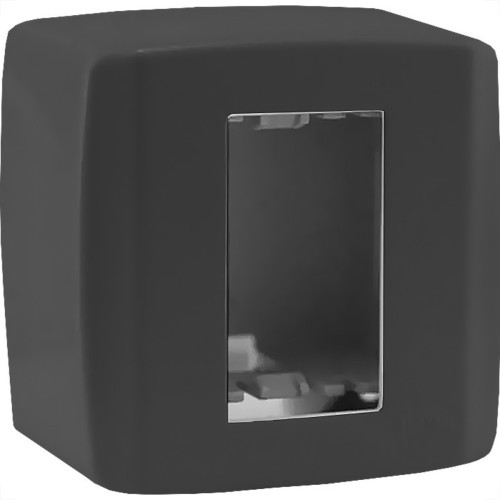 Sistema Box Ilumi Slim 1 Modulo Preto 84014 Sistema Box Ilumi Slim 1 Modulo Preto 84014