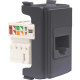 Modulo Ilumi Slim 1 Tomada Rj-45 Preto 81644 Modulo Ilumi Slim 1 Tomada Rj-45 Preto 81644