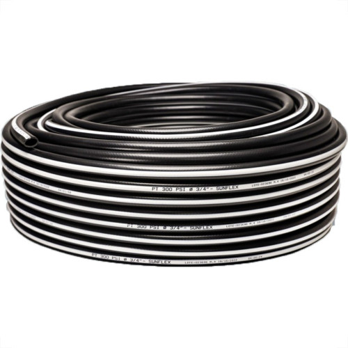 Mangueira Irrigacao Pt200 House Protection U.V. Preta Sunflex 3/4''X 2.5Mm - 50M - 60406 Mangueira Irrigacao Pt200 House Protection U.V. Preta Sunflex 3/4''X 2.5Mm - 50M - 60406