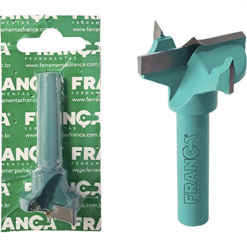 Broca Para Dobradica Caneco Franca 35Mm Haste 10Mm - 0024 Broca Para Dobradica Caneco Franca 35Mm Haste 10Mm - 0024