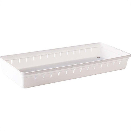 Organizador De Gavetas Plasutil 37,5Cm X 15,4Cm X 5Cm Branco - 9735 Organizador De Gavetas Plasutil 37,5Cm X 15,4Cm X 5Cm Branco - 9735