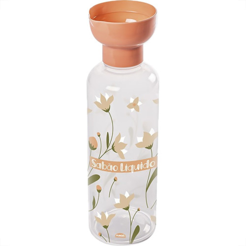Porta Sabao Liquido Plasutil Com Dosador Plastico 970Ml - 9467 Porta Sabao Liquido Plasutil Com Dosador Plastico 970Ml - 9467