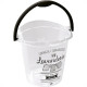 Balde Plasutil Plastico Decorado Transparente 8L - 4400 Balde Plasutil Plastico Decorado Transparente 8L - 4400