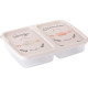 Pote Plastico Plasutil Porta Frios Com 2 Divisorias Decorado - 8696 Pote Plastico Plasutil Porta Frios Com 2 Divisorias Decorado - 8696