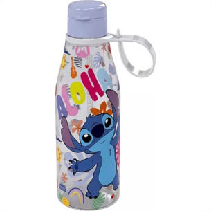 Garrafinha Plastica Plasutil Abre Facil Stitch 530Ml - 15834