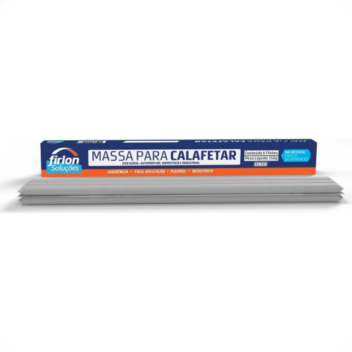 Massa Calafetar Firlon Caixa 150G Cinza Massa Calafetar Firlon Caixa 150G Cinza
