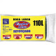 Saco De Lixo Embalixo Reforcado 110L - 90X100Cm Preto Pacote Com 25 Sacos