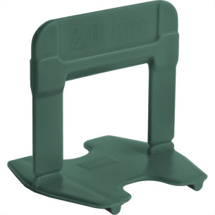 Espacador De Piso Cortag Nivelador Eco Verde 2,0Mm Caixa Com 500 Pecas