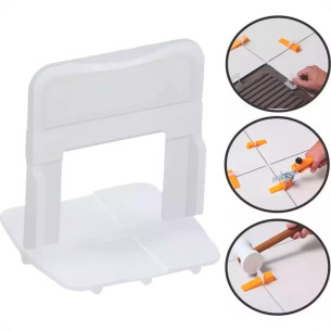 Espacador De Piso Cortag Nivelador 3,0Mm Pacote Com 50 Pecas