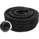 Duto Corrugado Bravo Pead Preto 2'' X 50M Com Cabo Guia