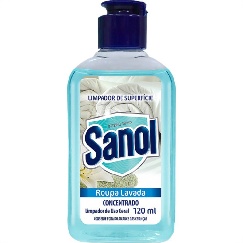 Limpador De Superficie Sanol Essences Roupa Lavada 120Ml - 6244 Limpador De Superficie Sanol Essences Roupa Lavada 120Ml - 6244