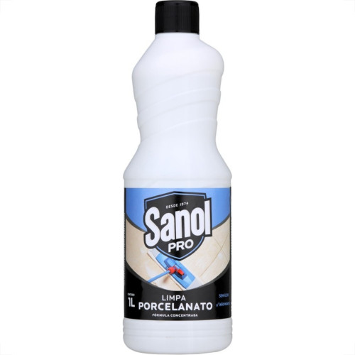 Limpa Porcelanato Sanol Pro 1L - 9072 Limpa Porcelanato Sanol Pro 1L - 9072