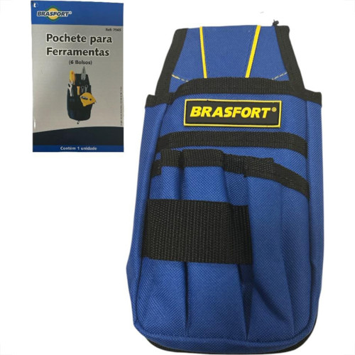 Cinto Para Ferramentas Brasfort Com 6 Bolsos