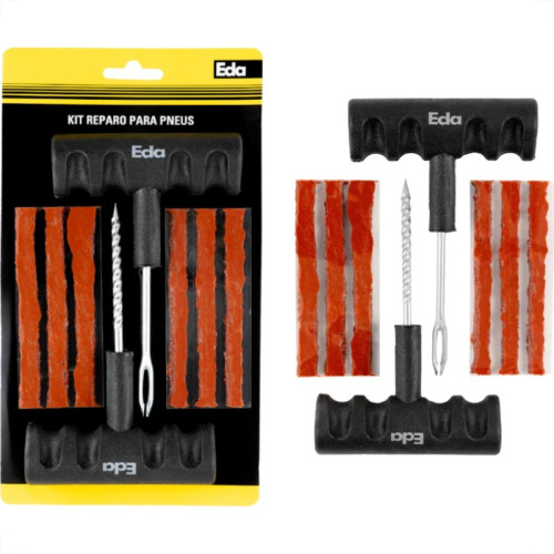 Reparo Para Pneus Eda Kit Com 8 Pecas - 0Rw Reparo Para Pneus Eda Kit Com 8 Pecas - 0Rw